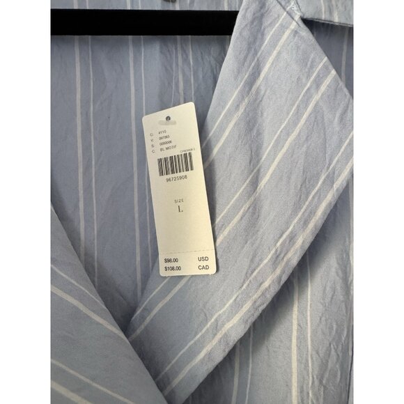 NWT Size L - Anthropologie The Dylon Short-Sleeve Wide-Placket Top (NWT US$ 98) - Picture 2 of 16